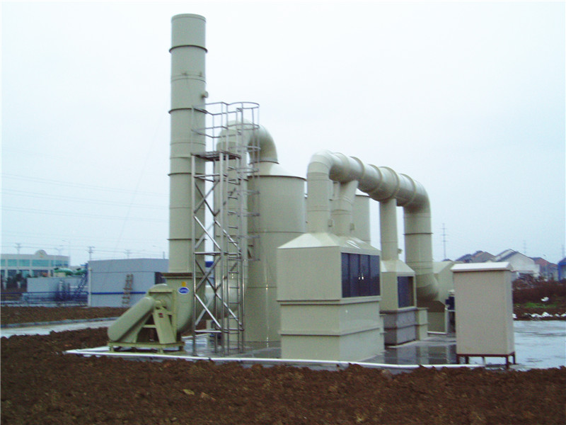 Waste gas treatment